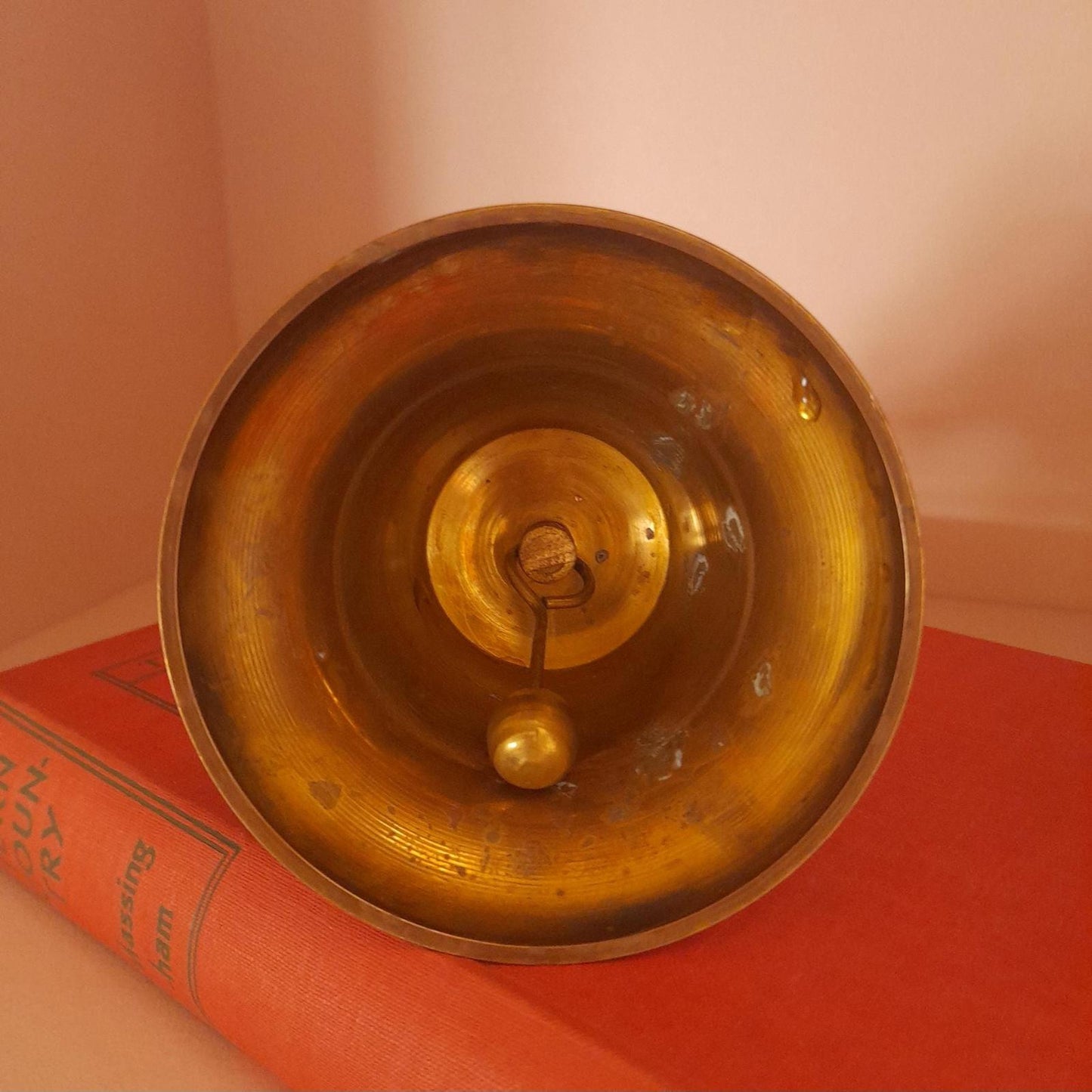 Brass bell 6.25" tall