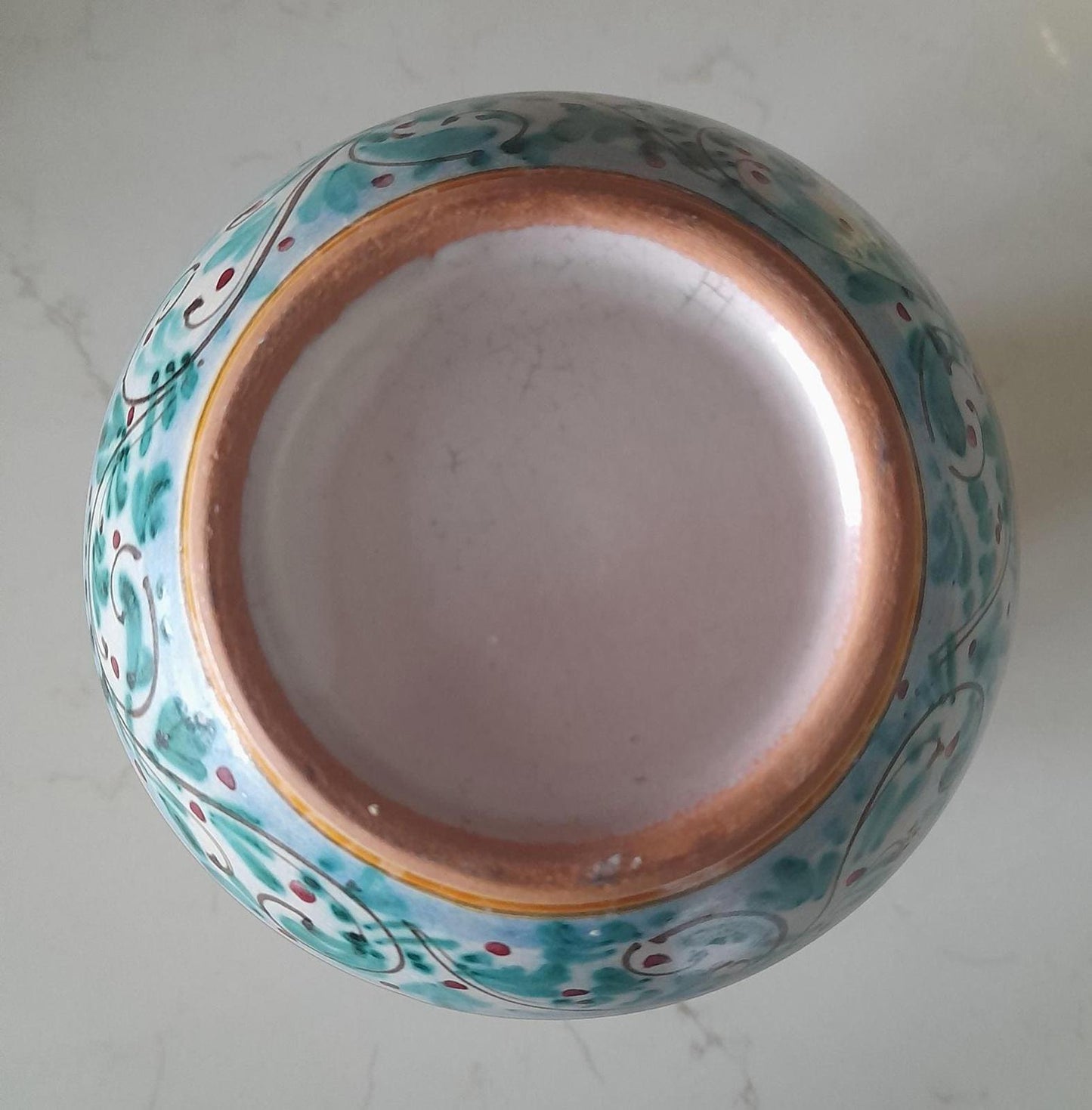 Colourful Caltagirone? hand painted vintage vase