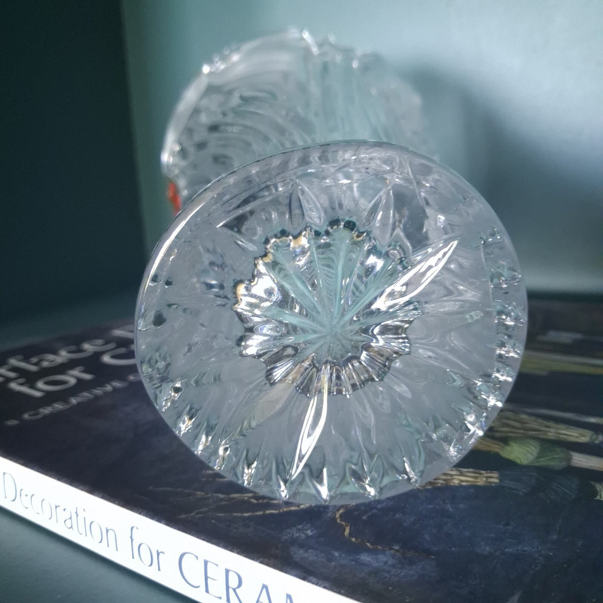 Vintage Anna Hütte Bleikristall Lead Crystal Vase