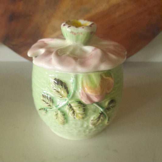 Shorter England lidded preserve pot
