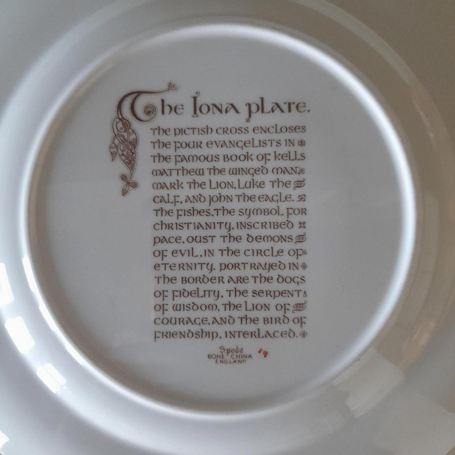 Spode - The Iona plate