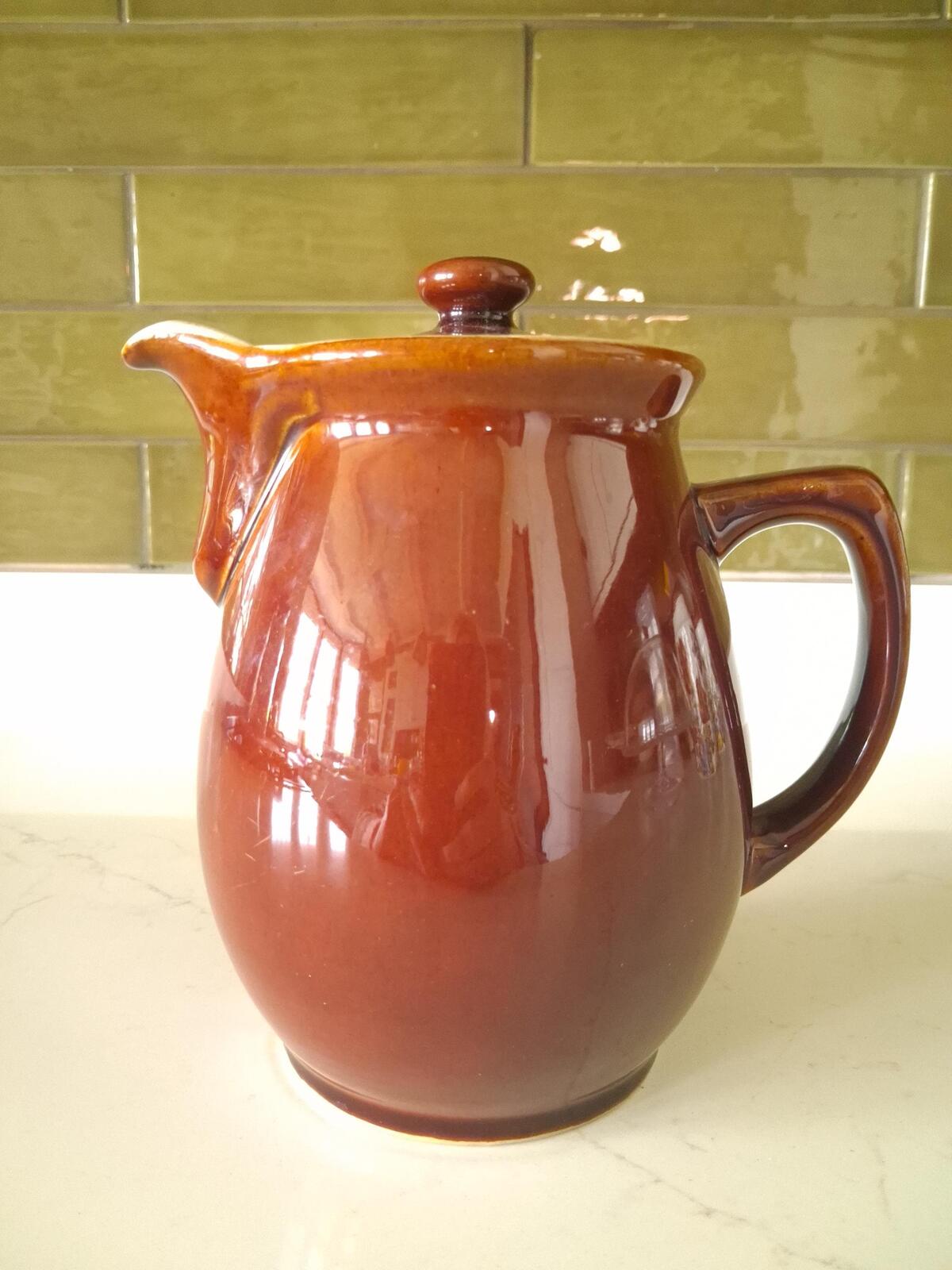 Denby brown glazed 1 1/2 pint tea/coffee pot