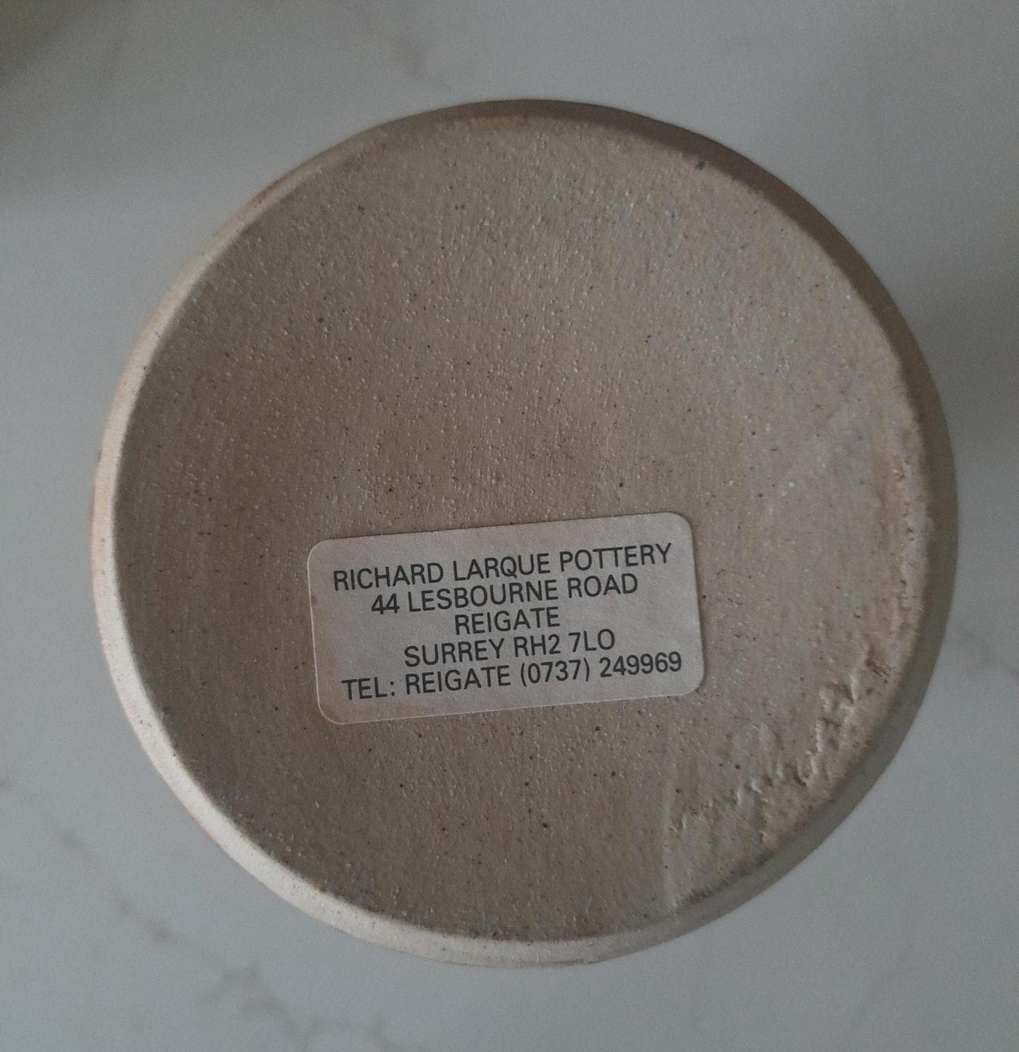 Richard Larque pottery vase