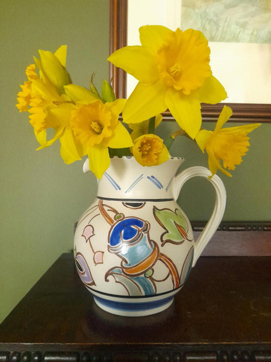Vintage Honiton art deco style jug