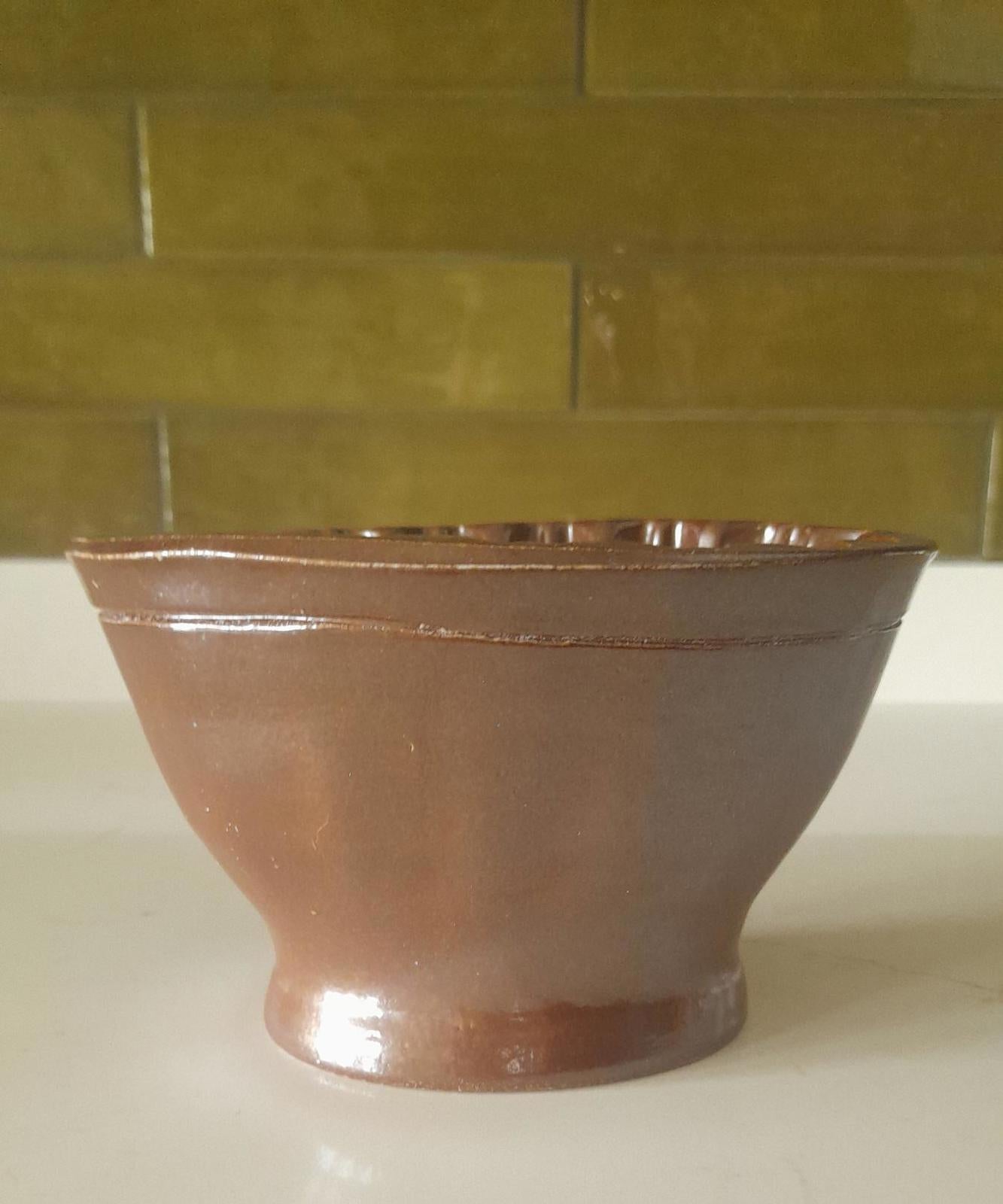Antique Victorian salt glazed jelly mould