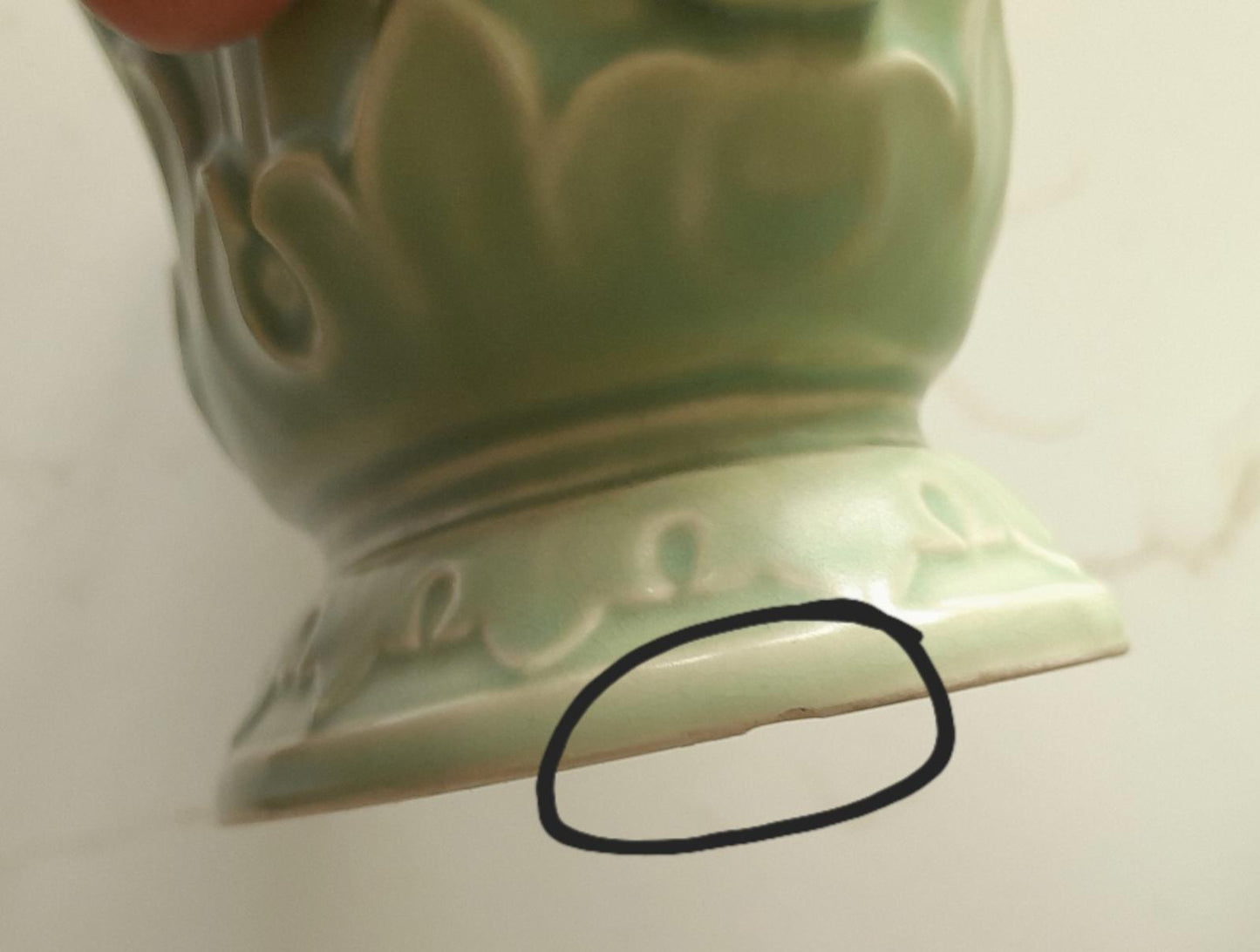 A pair of Denby Hill-Ousten ceramic trough vases