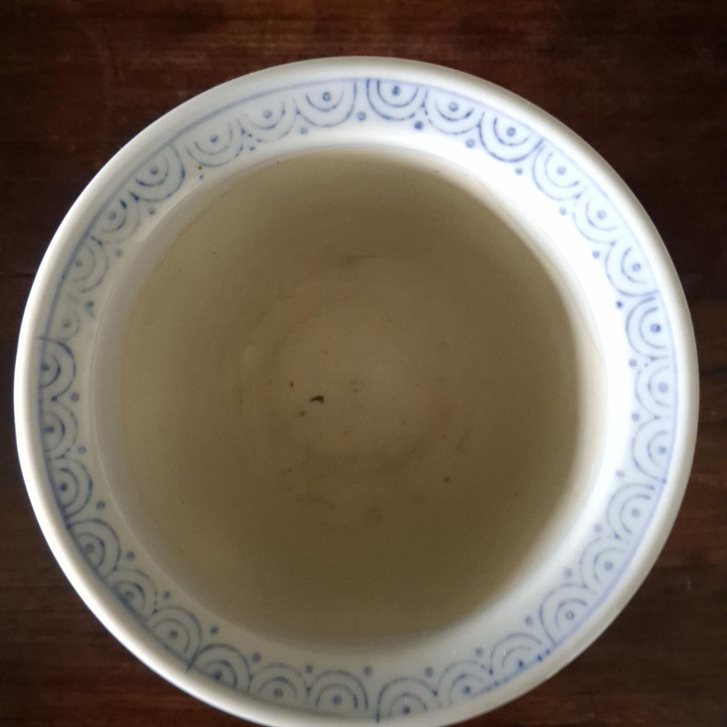 Small floral Chinese planter