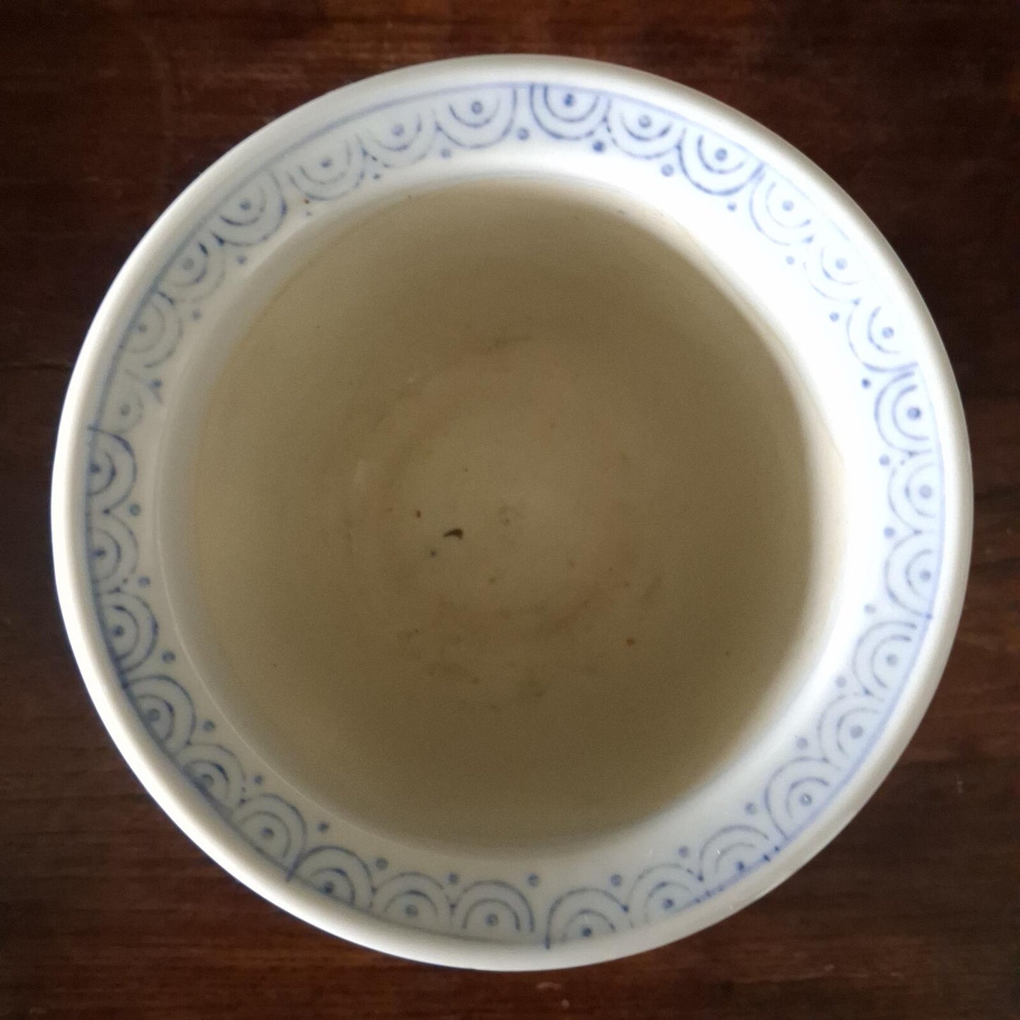 Small floral Chinese planter