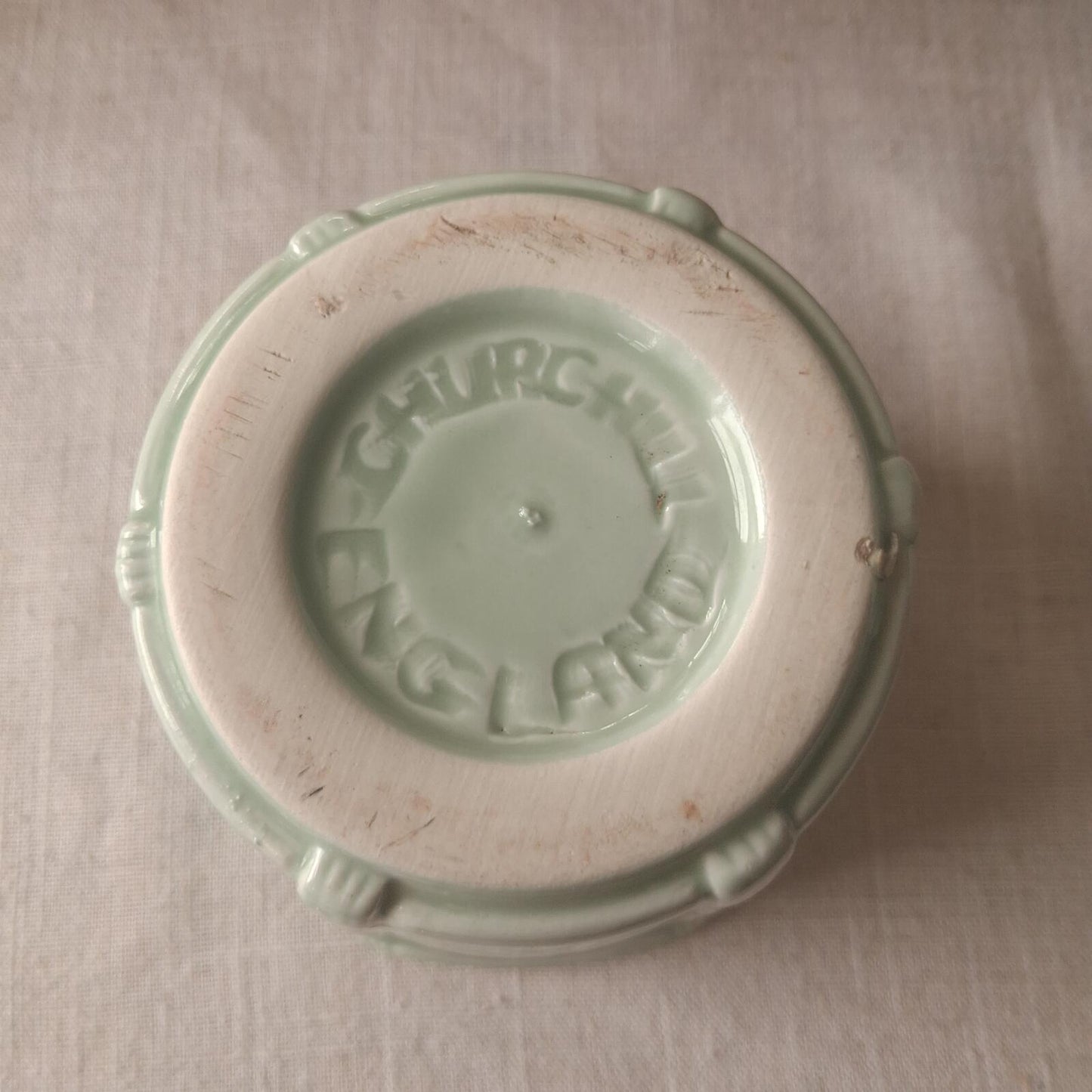 Churchill mint green small planter