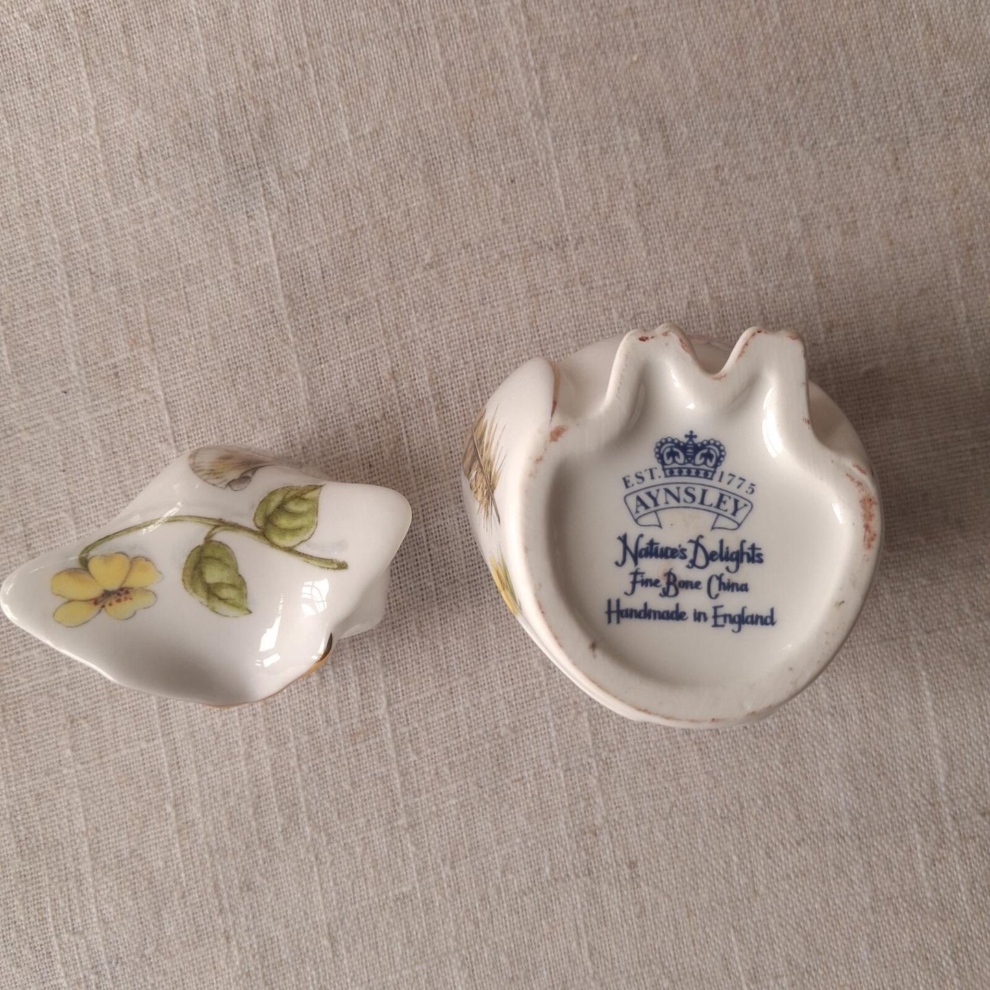 Anysley Nature's delight owl lidded trinket vessel