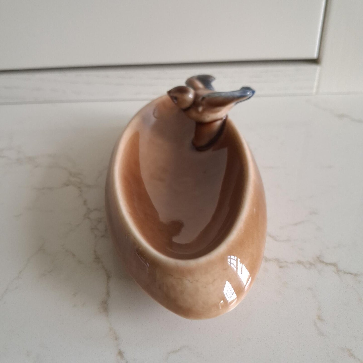 Wade trinket/pink dish with bird