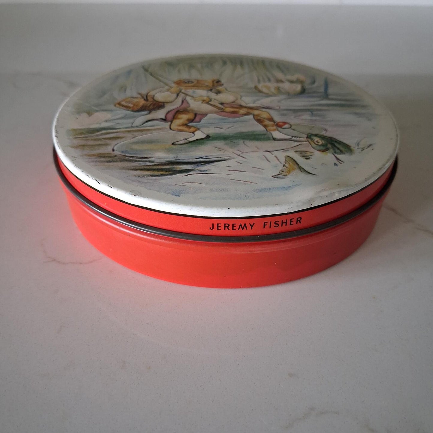 Vintage Jeremy Fisher sweet tin
