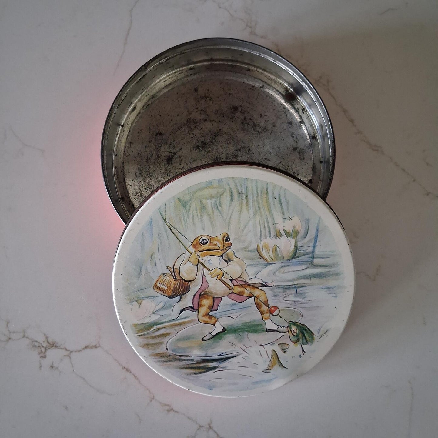 Vintage Jeremy Fisher sweet tin