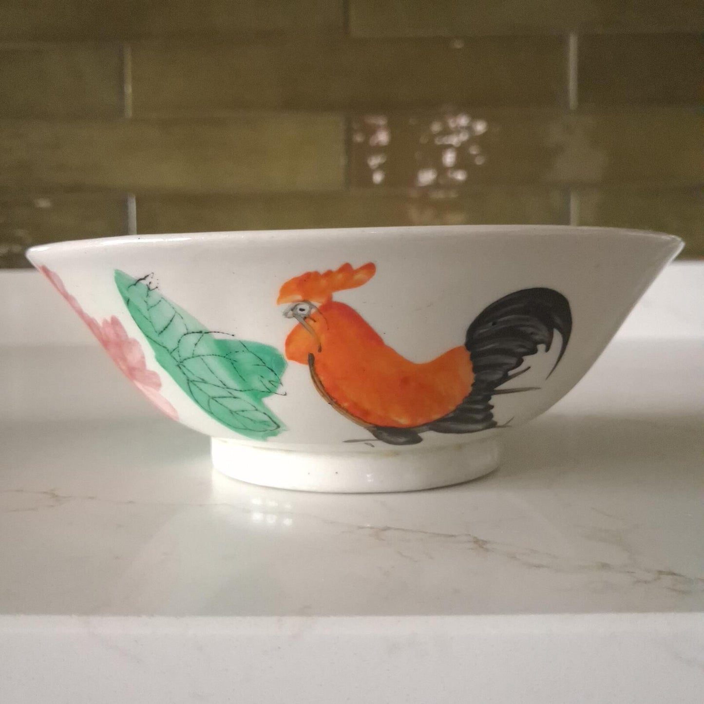 Chinese rooster bowl