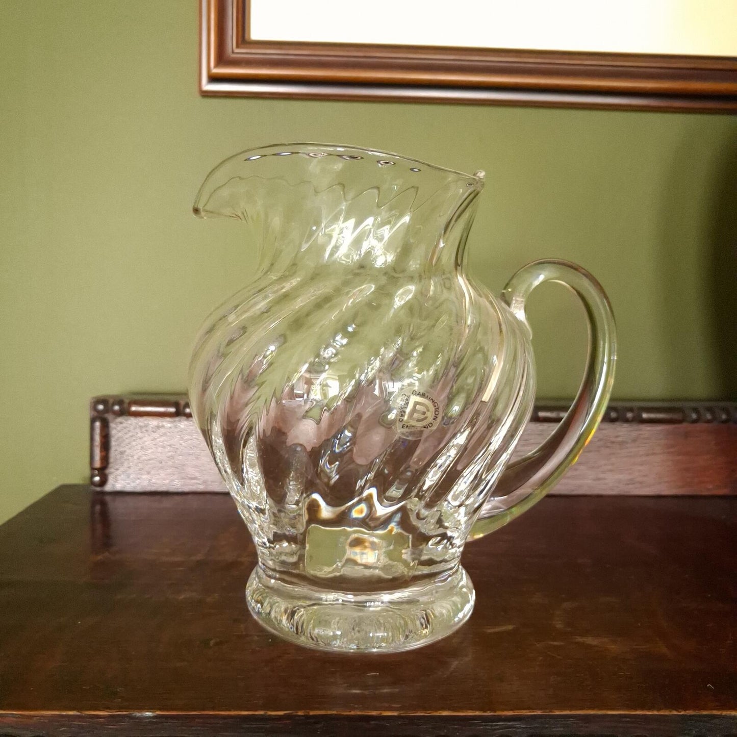 Dartington crystal jug small