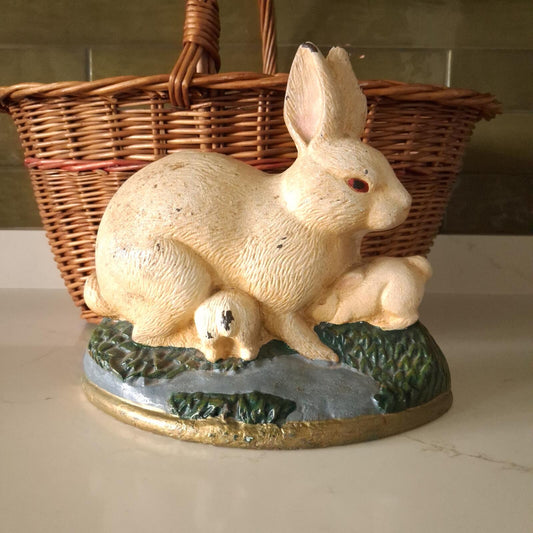 Bunny rabbit doorstop