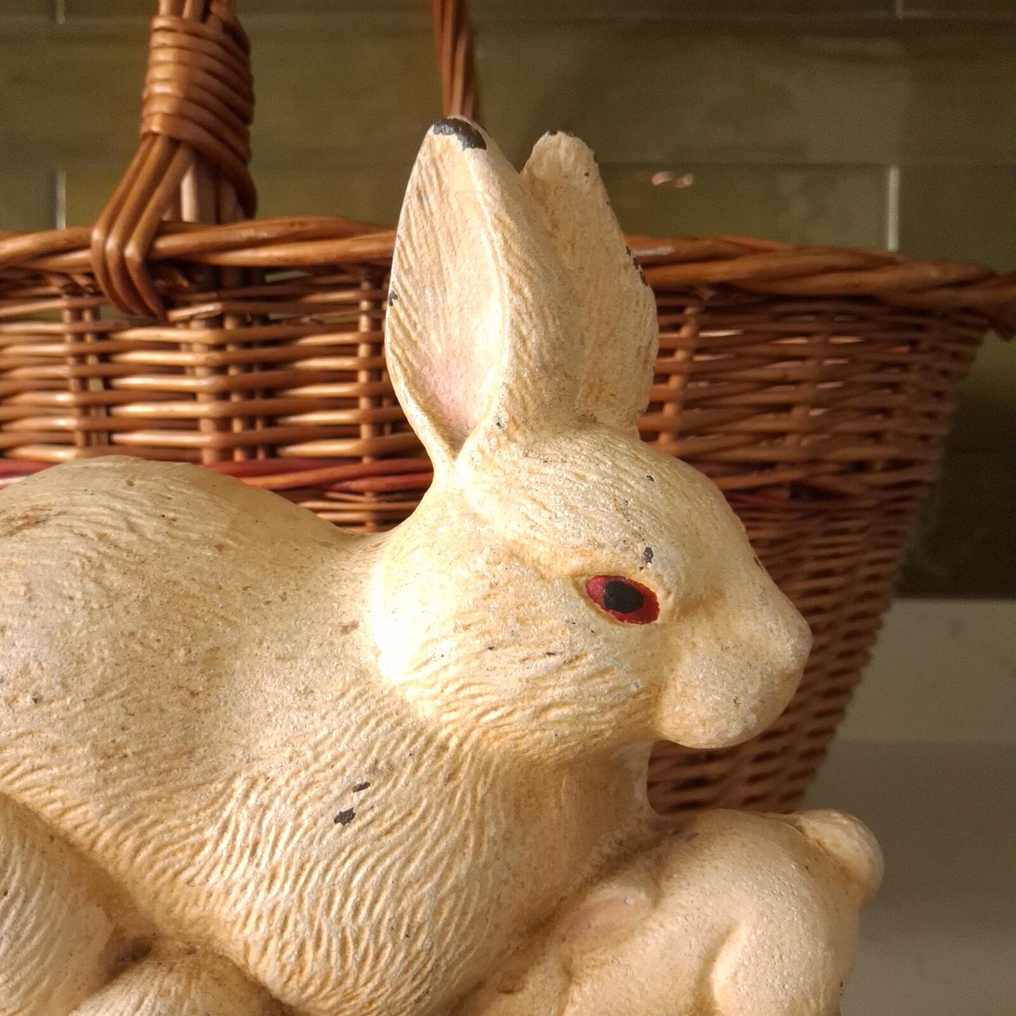Bunny rabbit doorstop