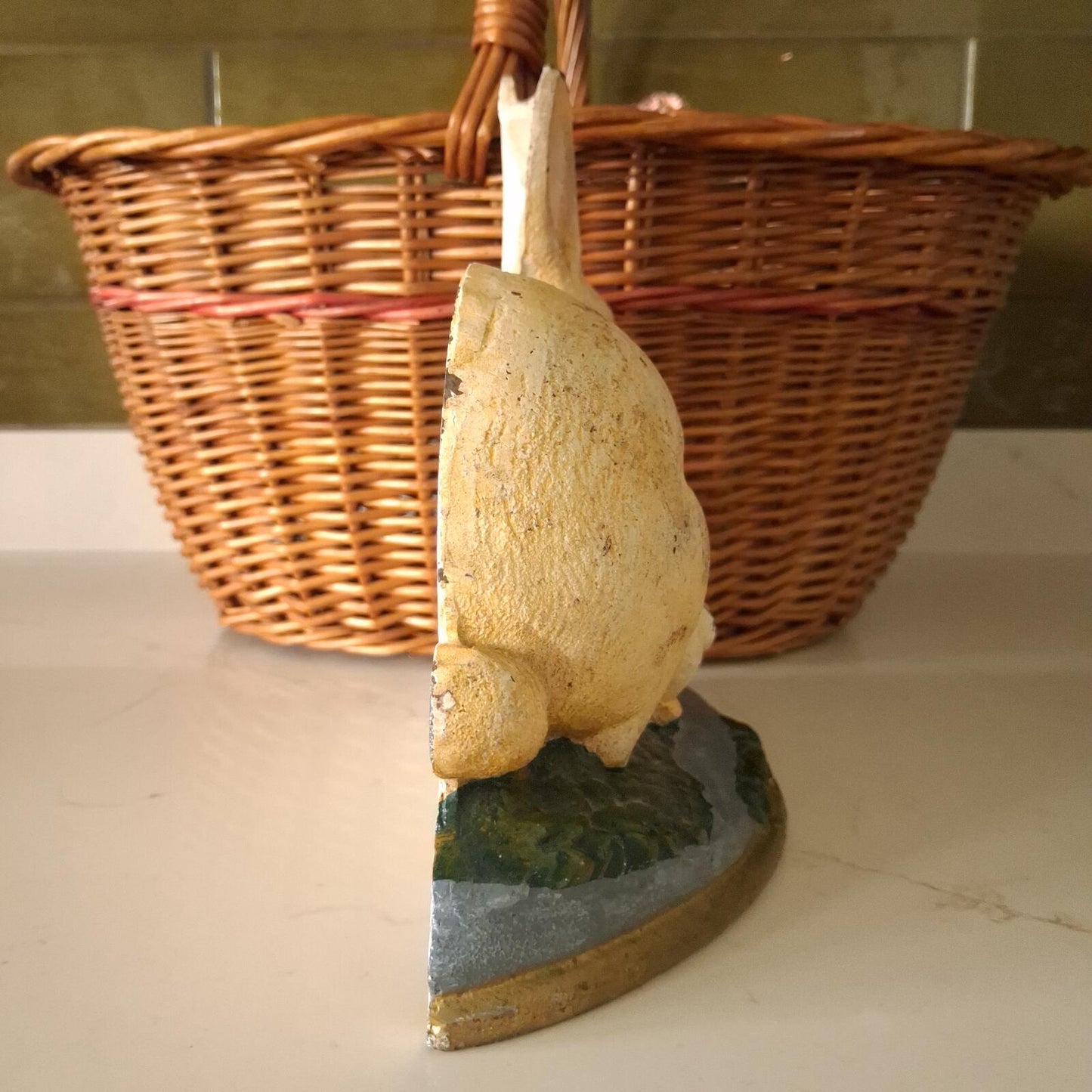 Bunny rabbit doorstop
