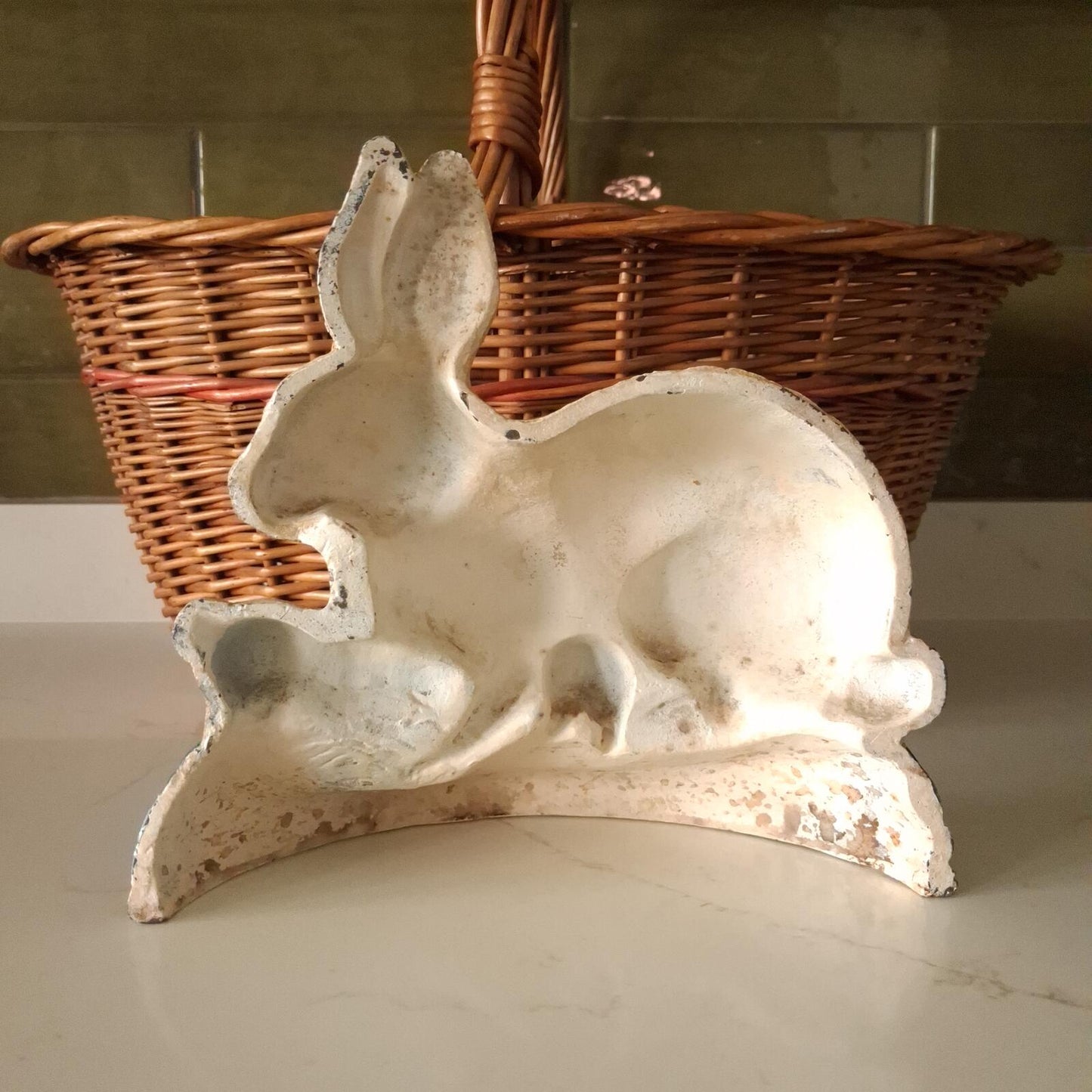 Bunny rabbit doorstop