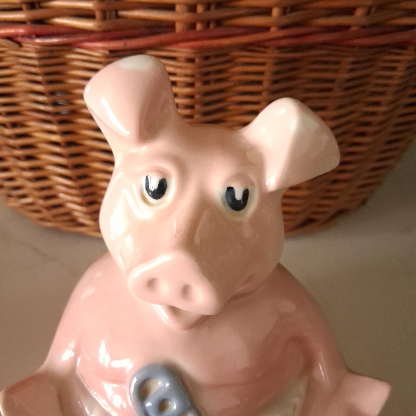 Woody baby pig Wade Natwest piggyback.
