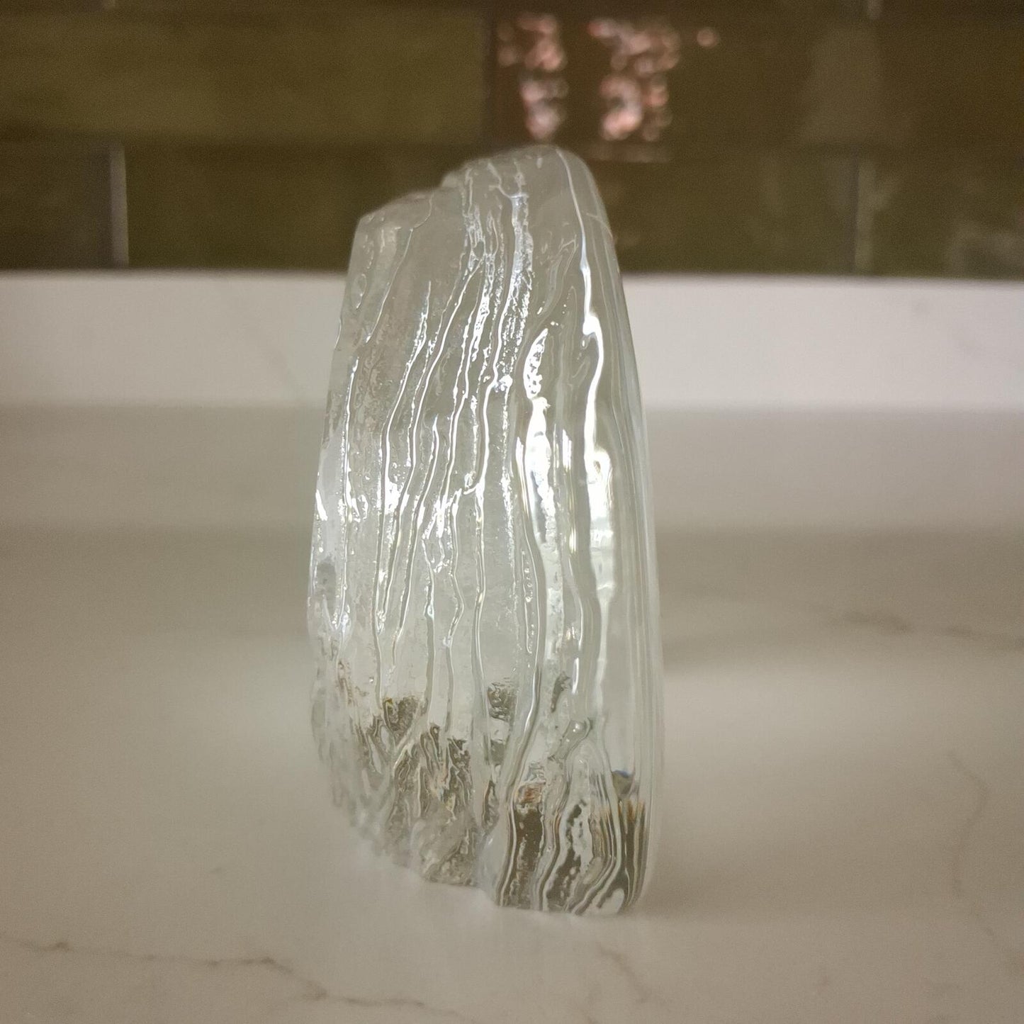 Dartington Crystal Capredoni Otter & Cubs Paperweight