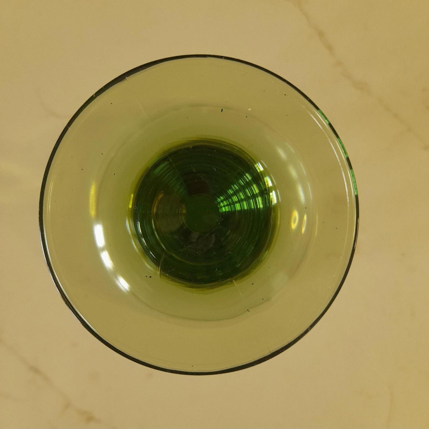 Set of 12 Glas Aus Zwiesel green and clear  0.10L glasses