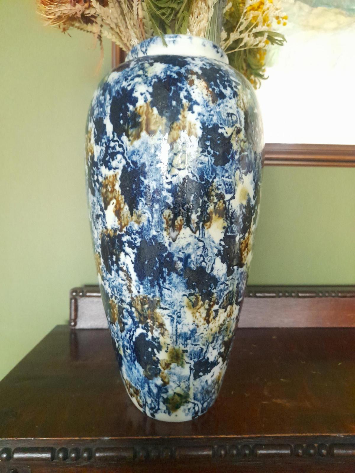 A large studio pottery vase