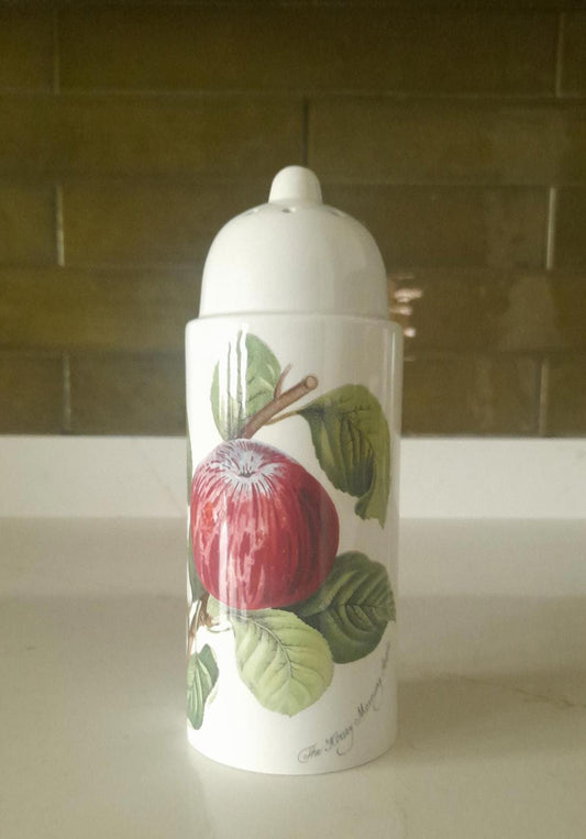 Portmeirion Pomona 'The Hoary morning apple' sugar shaker