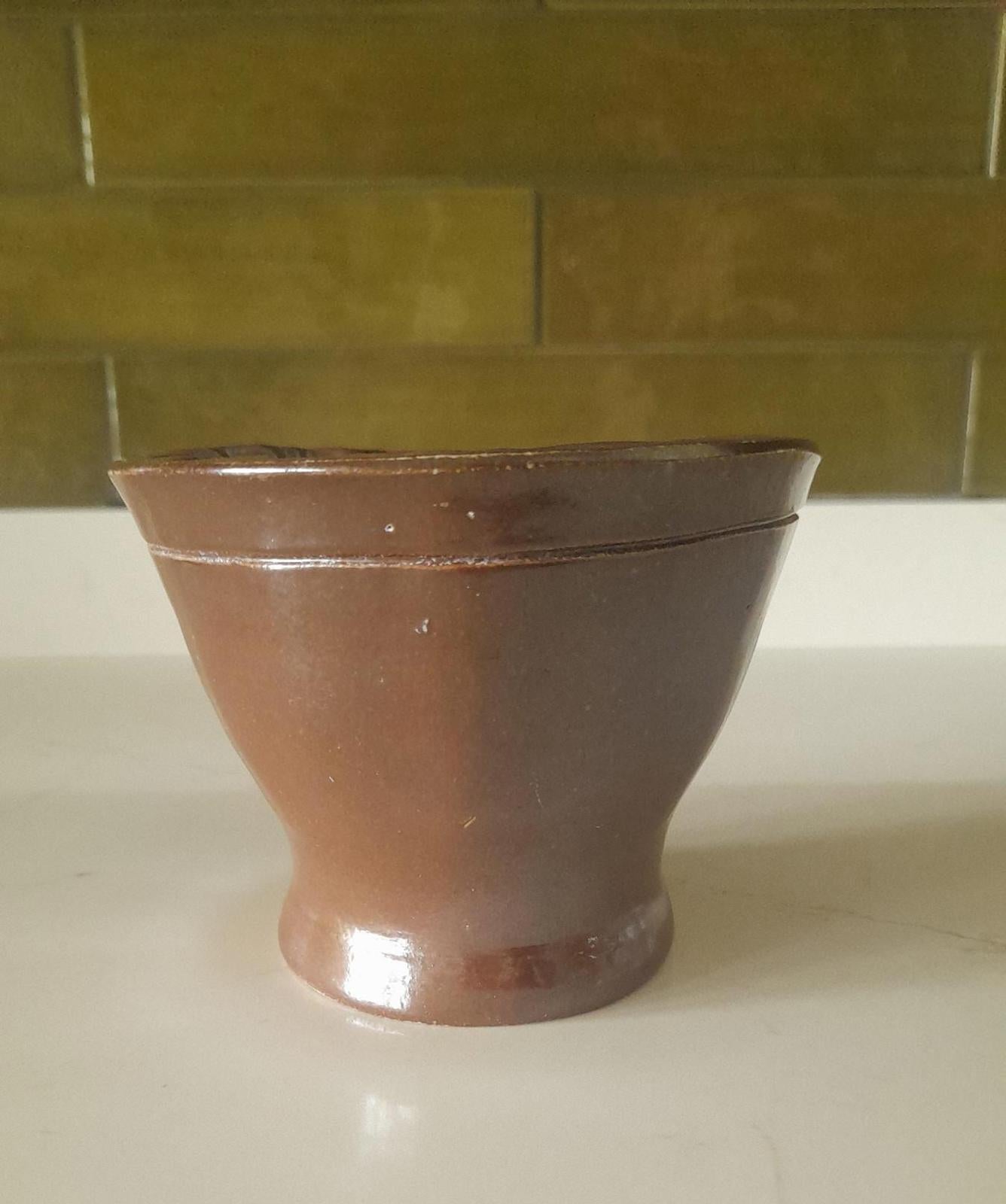 Antique Victorian salt glazed jelly mould