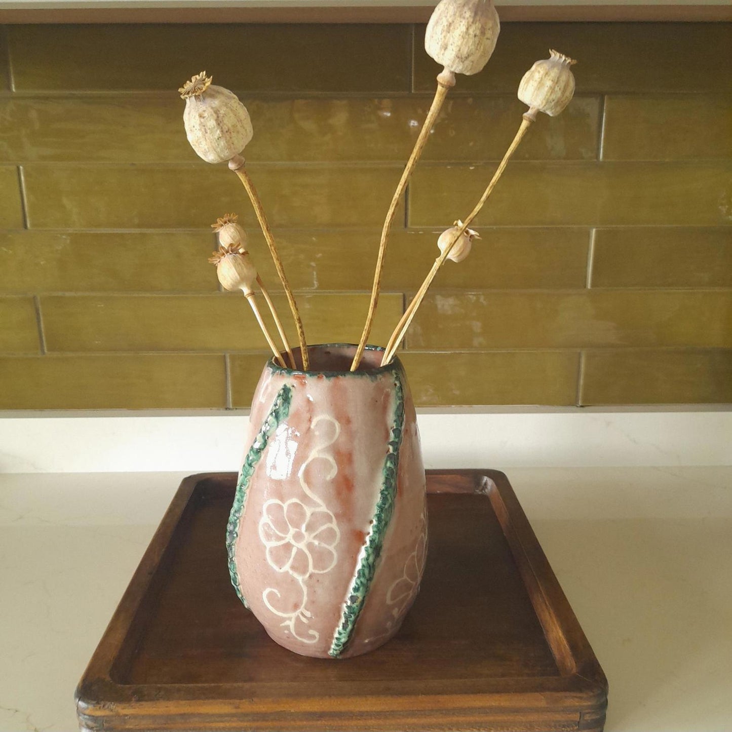 Studio pottery vase