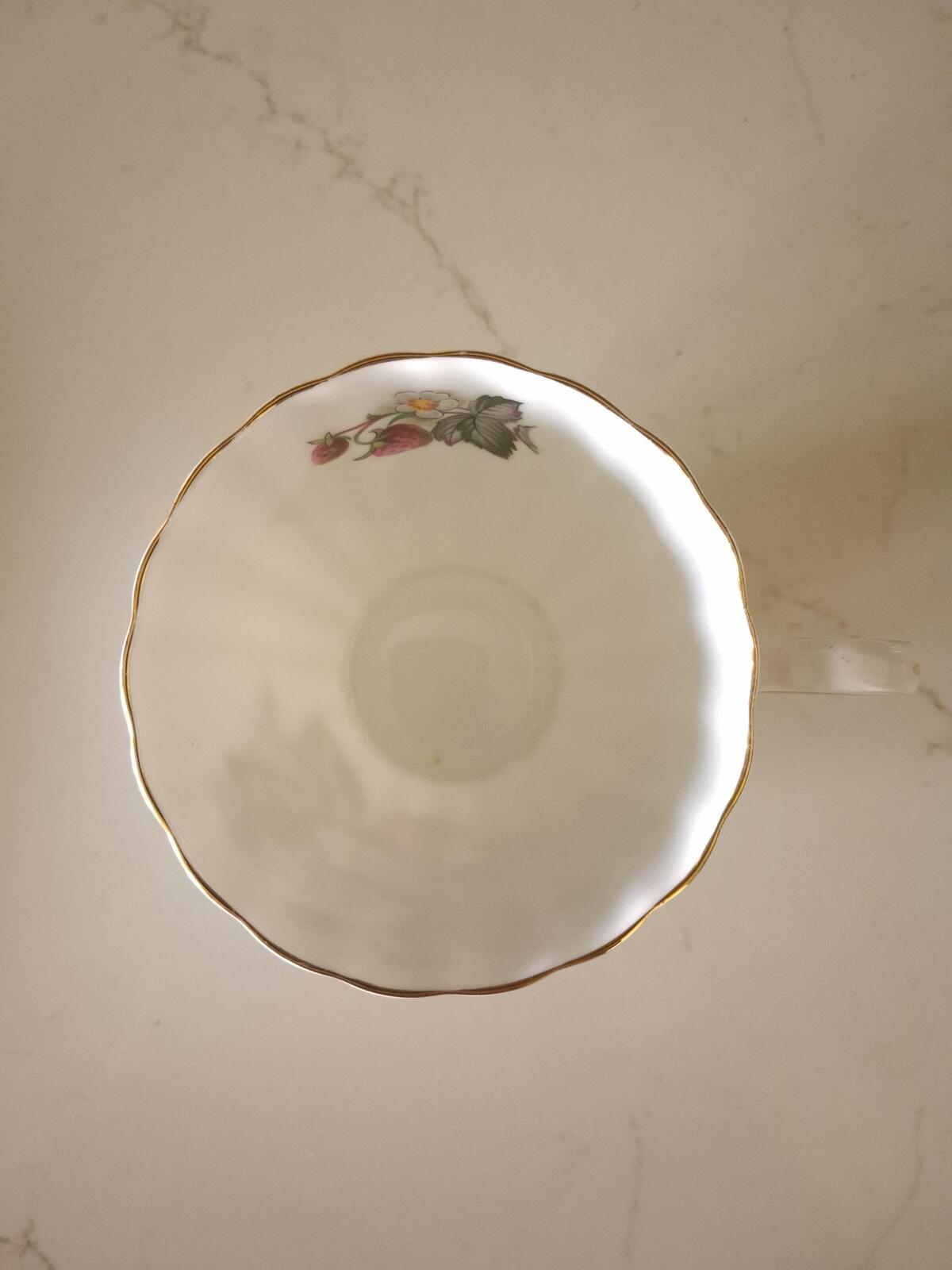 Royal Tuscan Strawberry tea cup and saucer