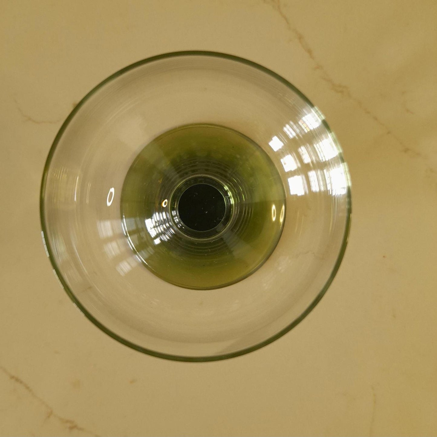 Set of 12 Glas Aus Zwiesel green and clear  0.10L glasses