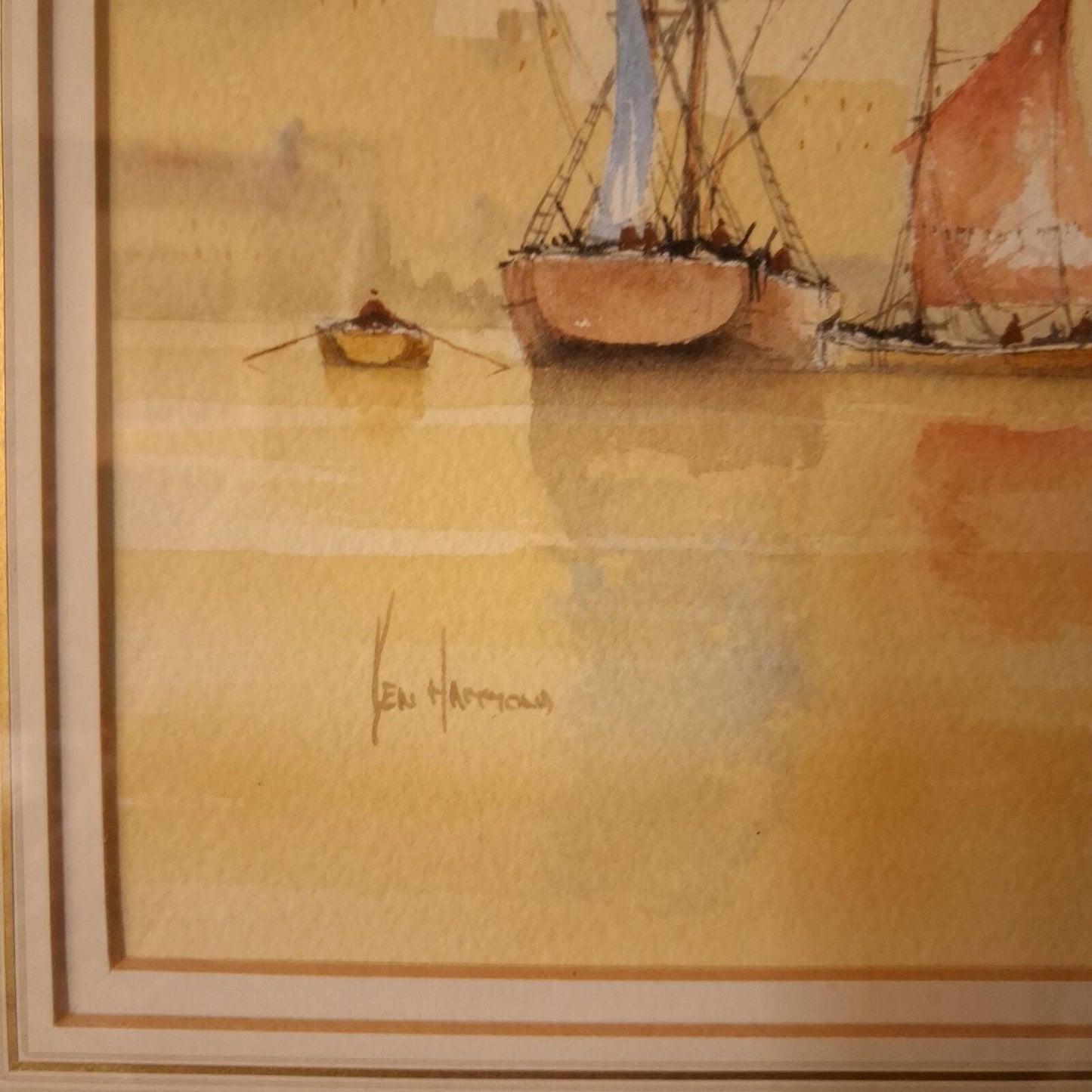 Ken Hammond - framed watercolour original