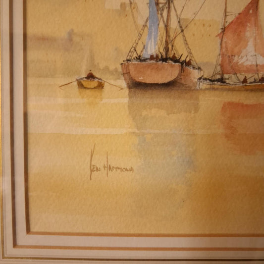 Ken Hammond - framed watercolour original
