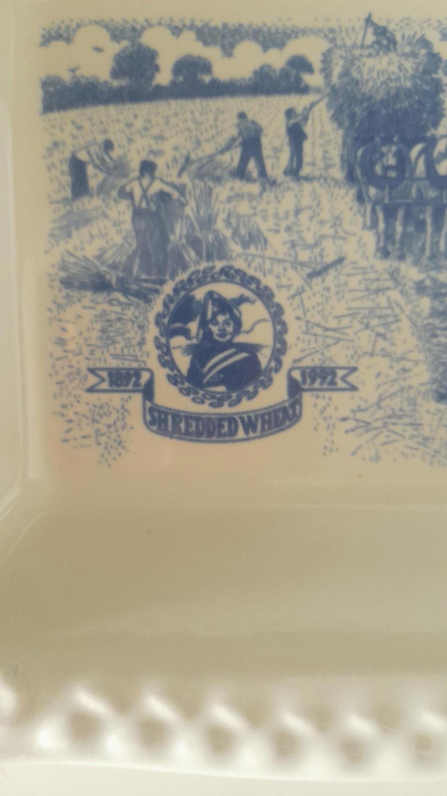 Vintage commemorative shredded wheat bowl