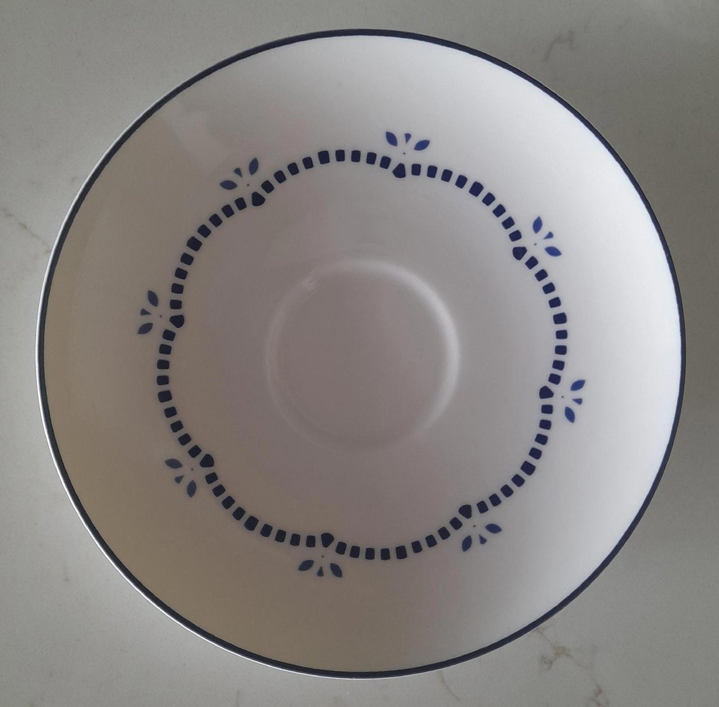Villeroy and boch Gallo design Daily blue tea cups and saucers set of 6.