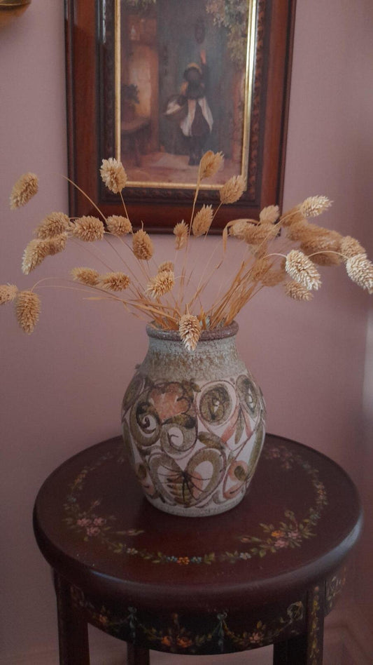 Denby Glynbourne pattern 7" pottery vase