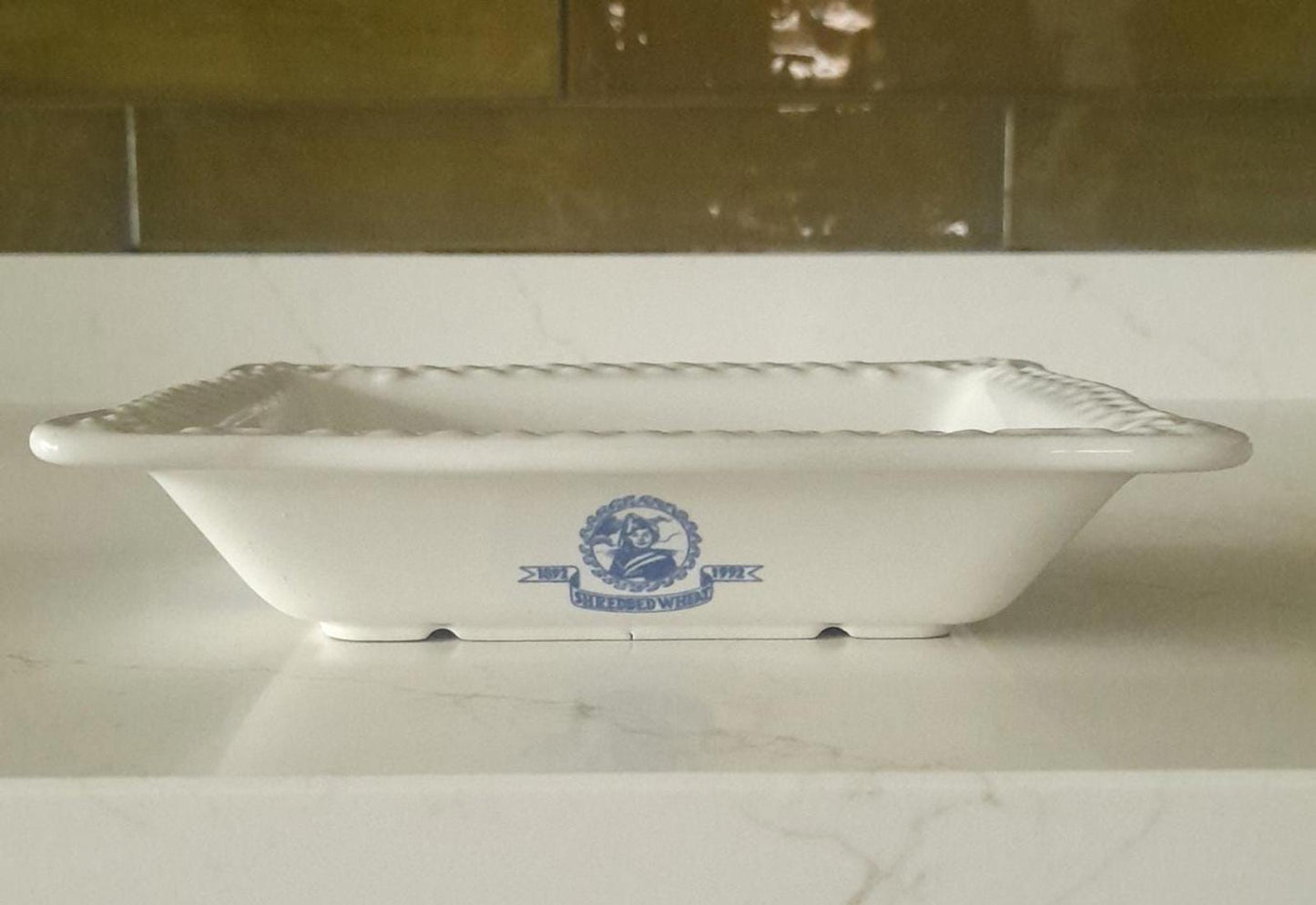 Vintage commemorative shredded wheat bowl
