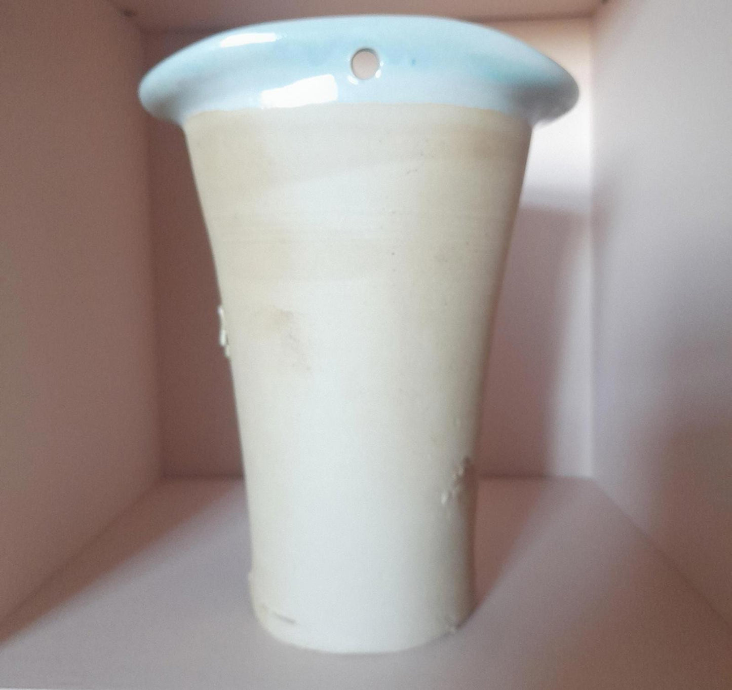 Wall hanging vase by Sue Pitcher