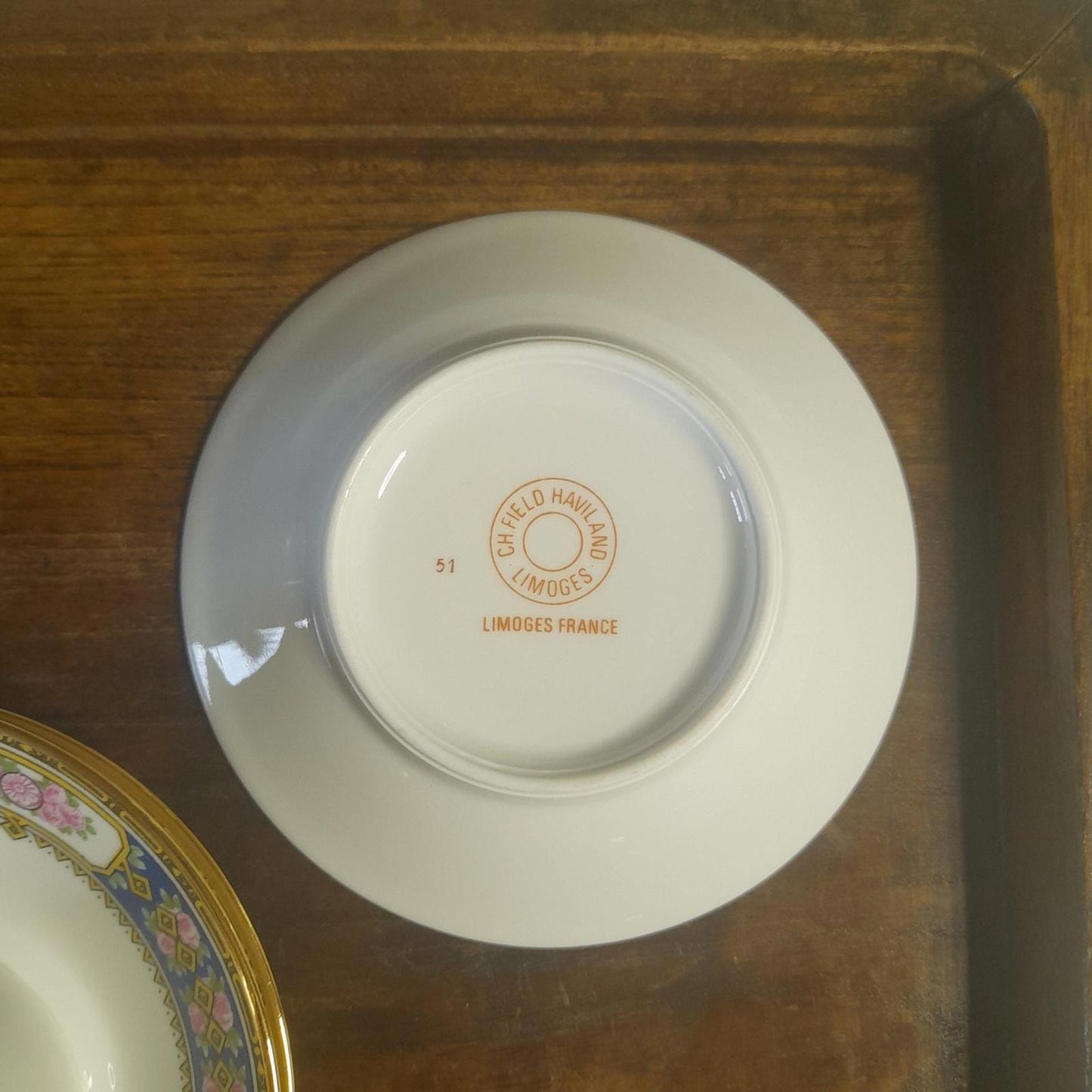 Limoges set of 6 demitasse cups and saucers