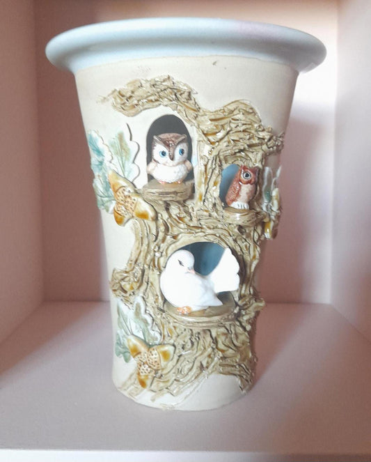 Wall hanging vase by Sue Pitcher