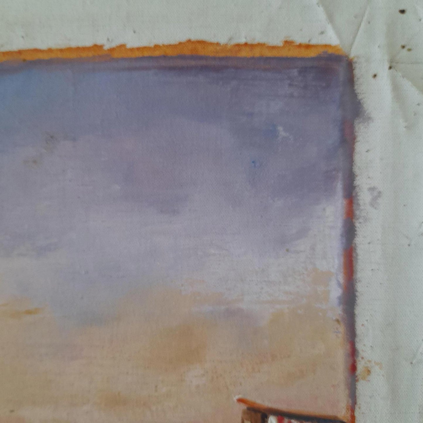 Beach scene by Ira Englefield (b.1912) oil on canvas