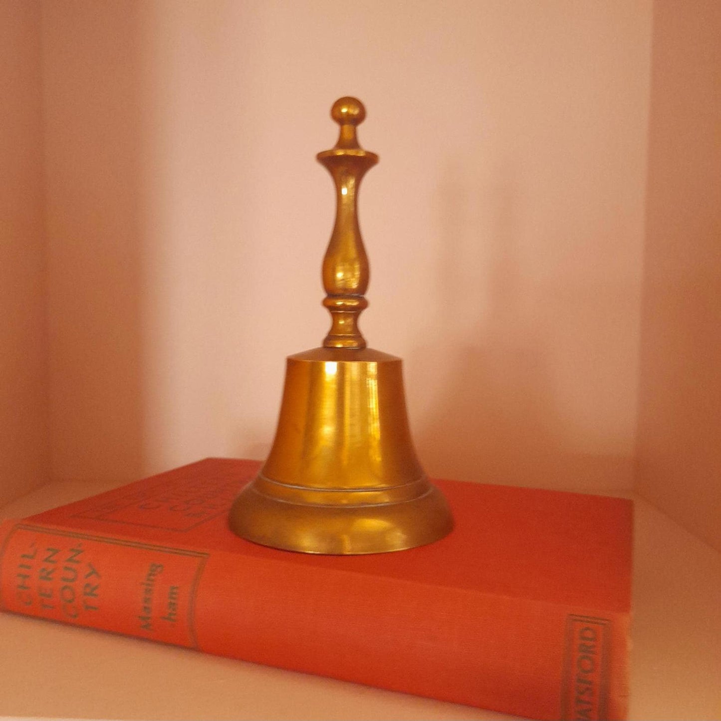 Brass bell 6.25" tall