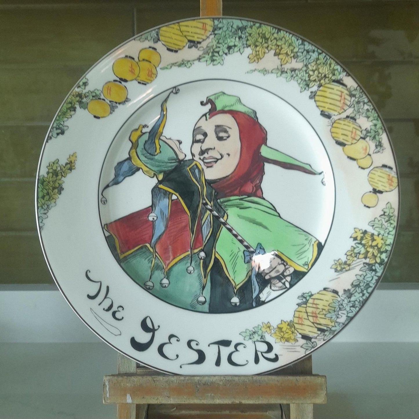 The Jester D 6277 Royal Doulton plate 10.25"