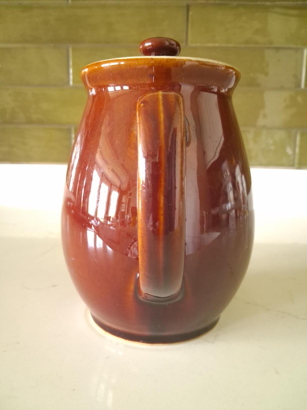 Denby brown glazed 1 1/2 pint tea/coffee pot