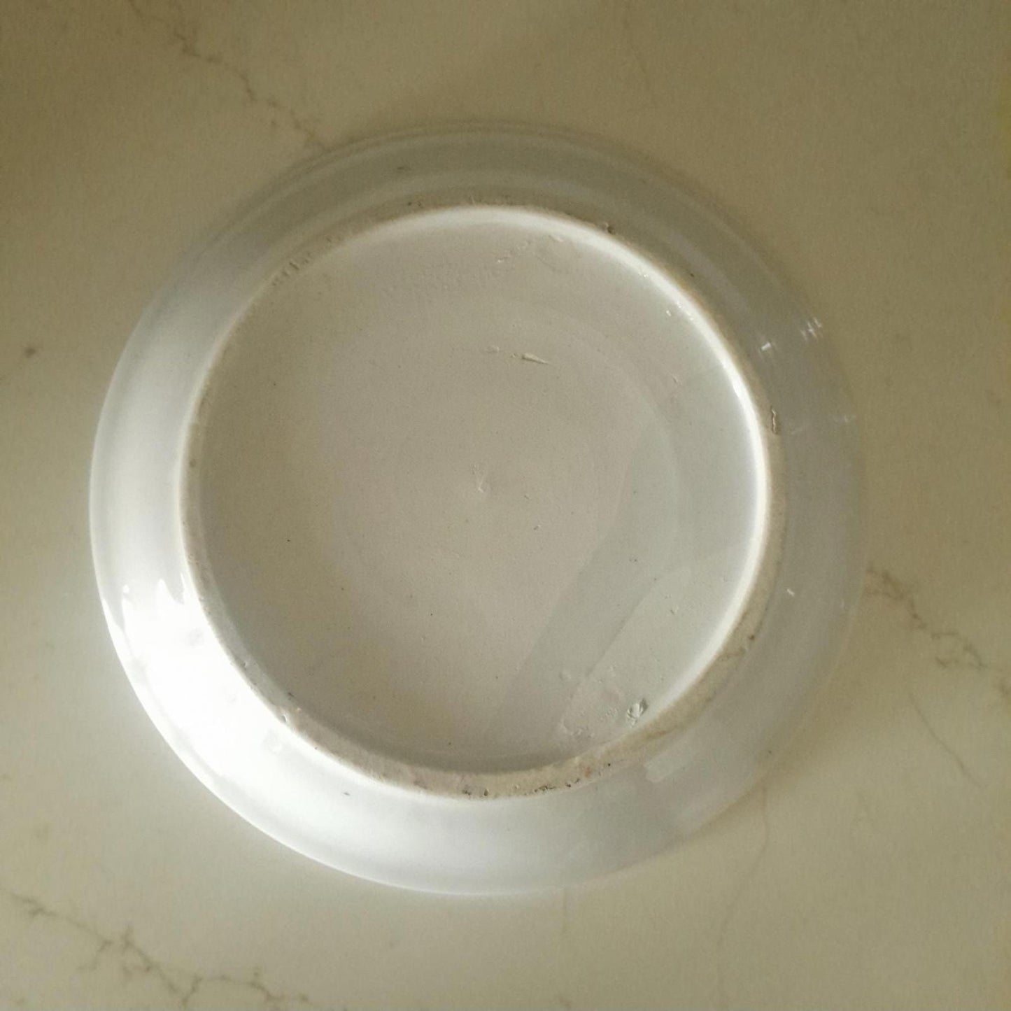 Large Chinese planter with plate