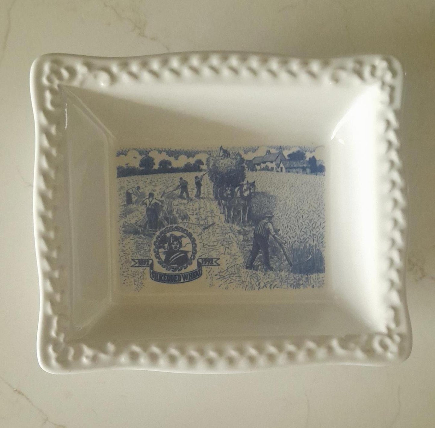 Vintage commemorative shredded wheat bowl