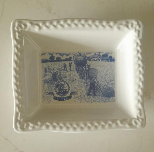 Vintage commemorative shredded wheat bowl