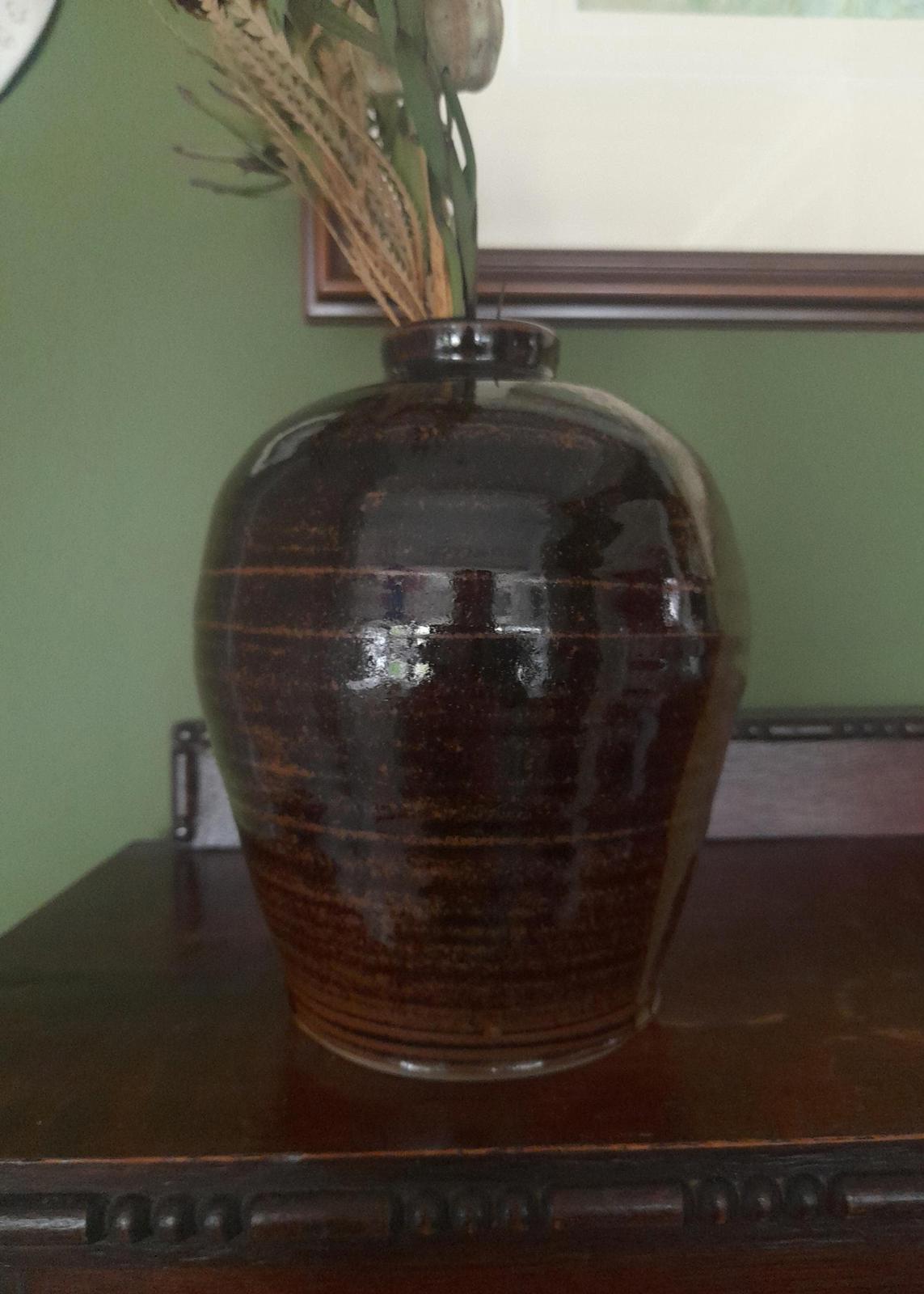 Richard Larque pottery vase