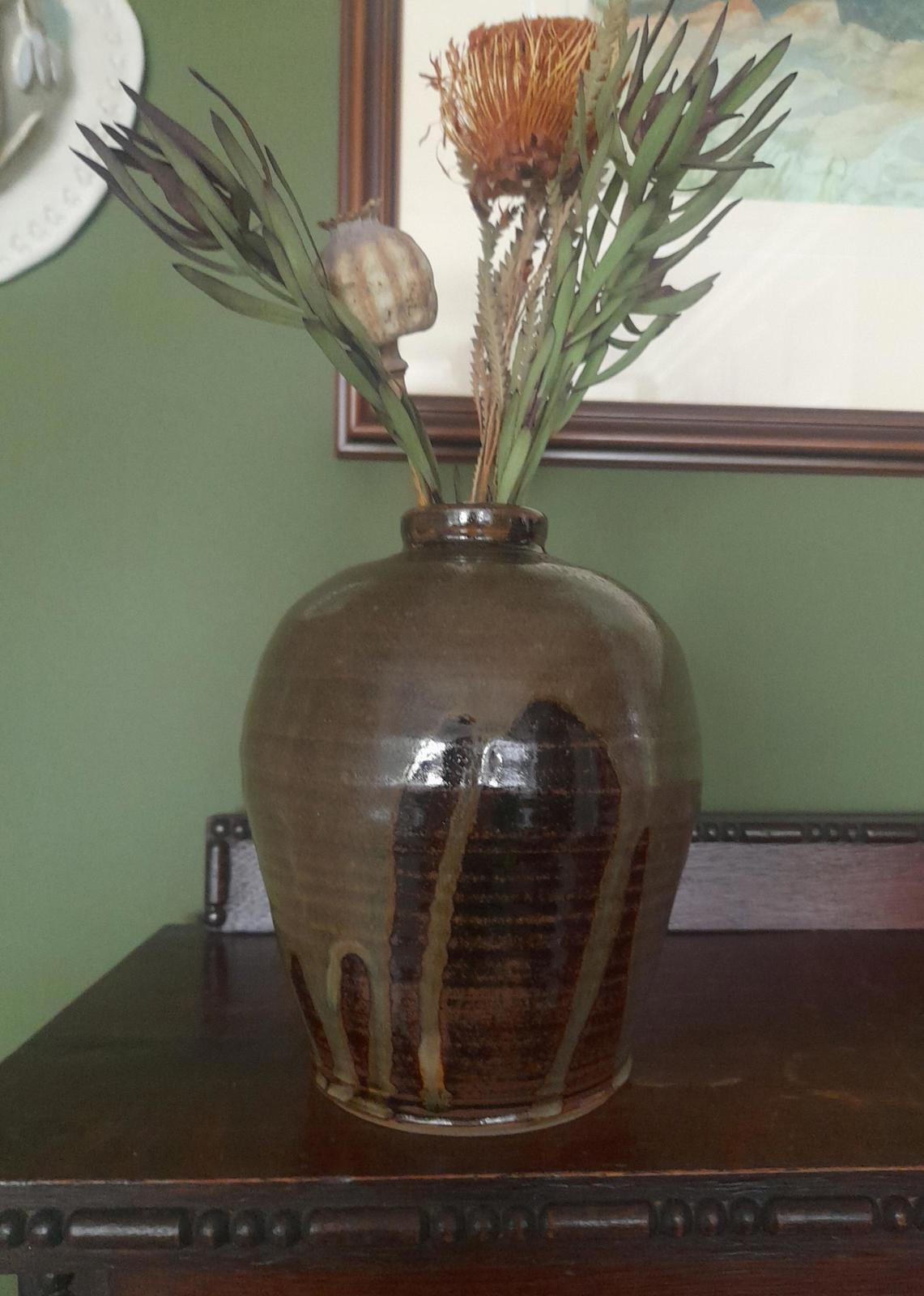 Richard Larque pottery vase